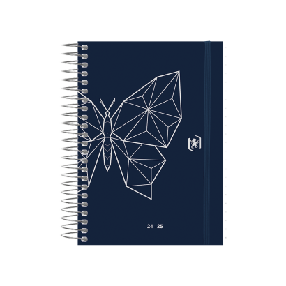 AGENDA OXFORD SO CHIC 2024/2025 - DIA POR PAGINA - MODELO MARIPOSA