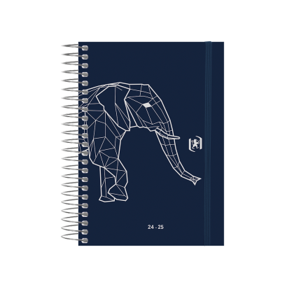 AGENDA OXFORD SO CHIC 2024/2025 - DIA POR PAGINA - MODELO ELEFANTE