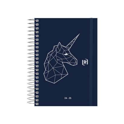 AGENDA OXFORD SO CHIC 2024/2025 - DIA POR PAGINA - MODELO UNICORNIO