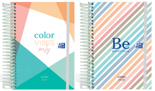 AGENDA ESCOLAR OXFORD COLORBLOCK T/EXTRADURA 2024-2025