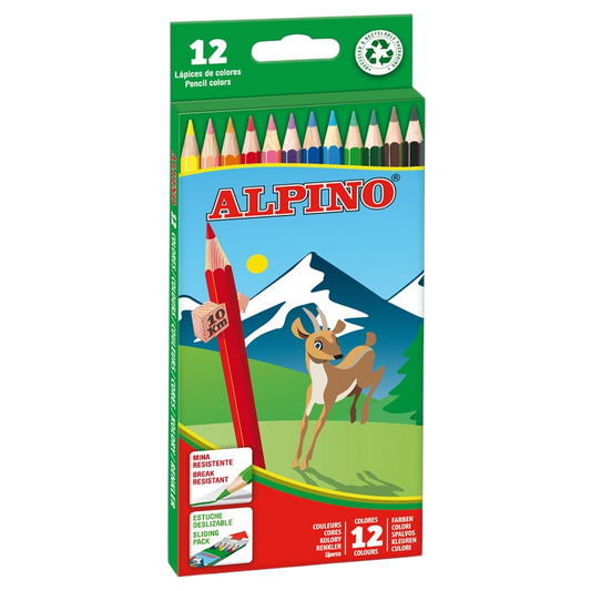 ESTUCHE 12 LÁPICES DE COLORES ALPINO