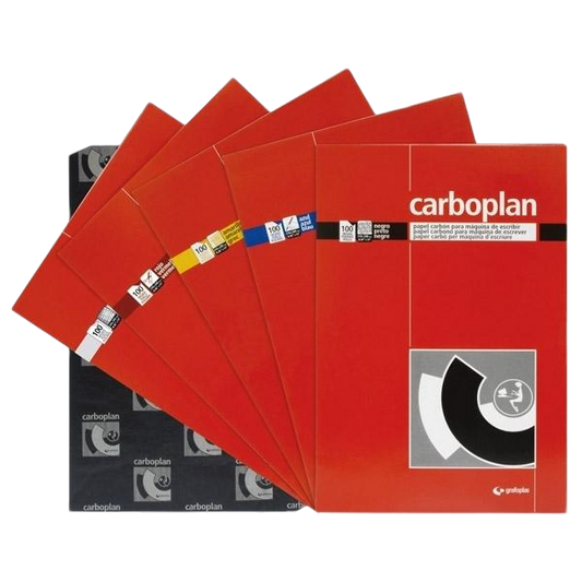 GRAFOPLAS PAPEL CARBÓN Y DE CALCAR CARBOPLAN 210X330MM PACK 10 HOJAS