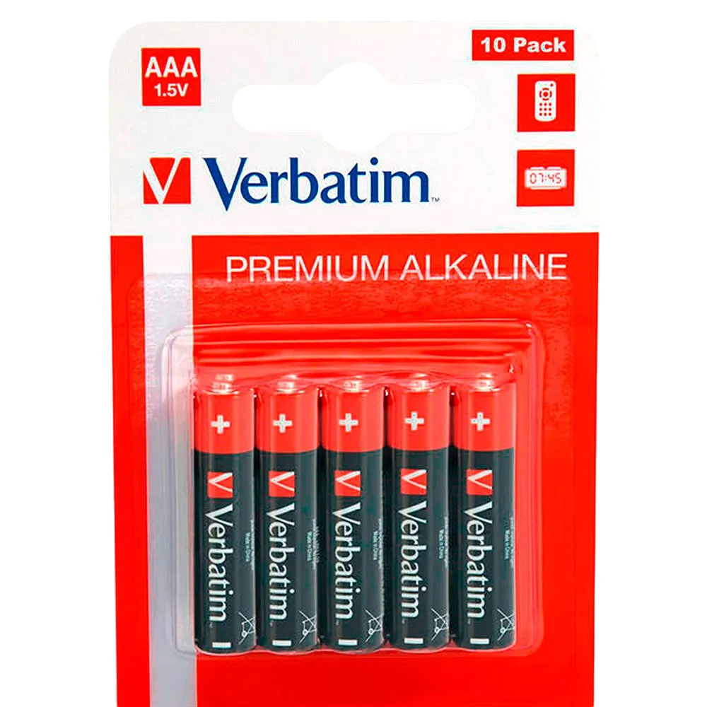 VERBATIM PILAS ALCALINAS AAA - LR03- PACK 4 UDS