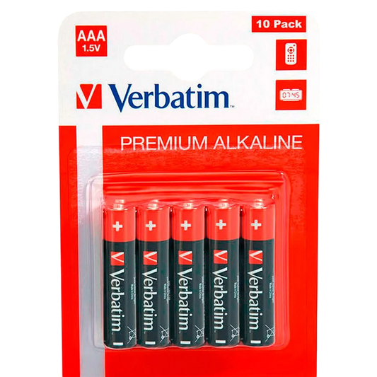 VERBATIM PILAS ALCALINAS AAA - LR03- PACK 4 UDS