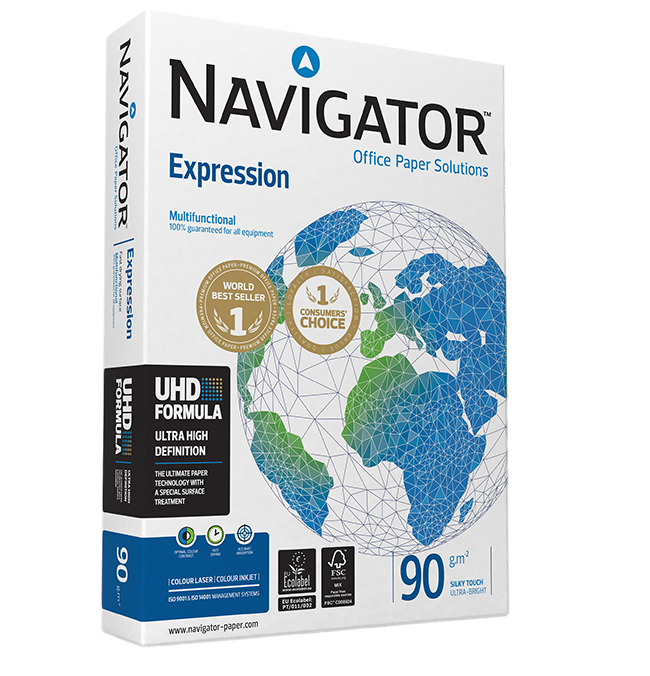 PAPEL NAVIGATOR UNIVERSAL 90 g/m² - 500 HOJAS