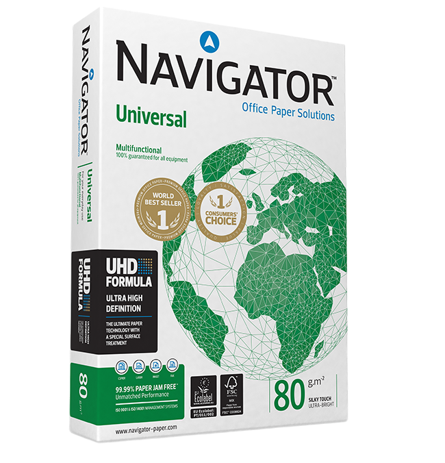 PAPEL NAVIGATOR UNIVERSAL 80 g/m² - 500 HOJAS